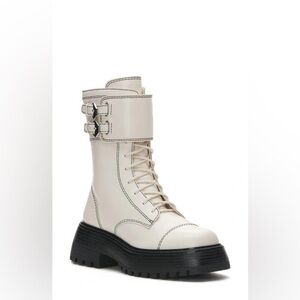 Vince Camuto Lace Up Combat Boots
